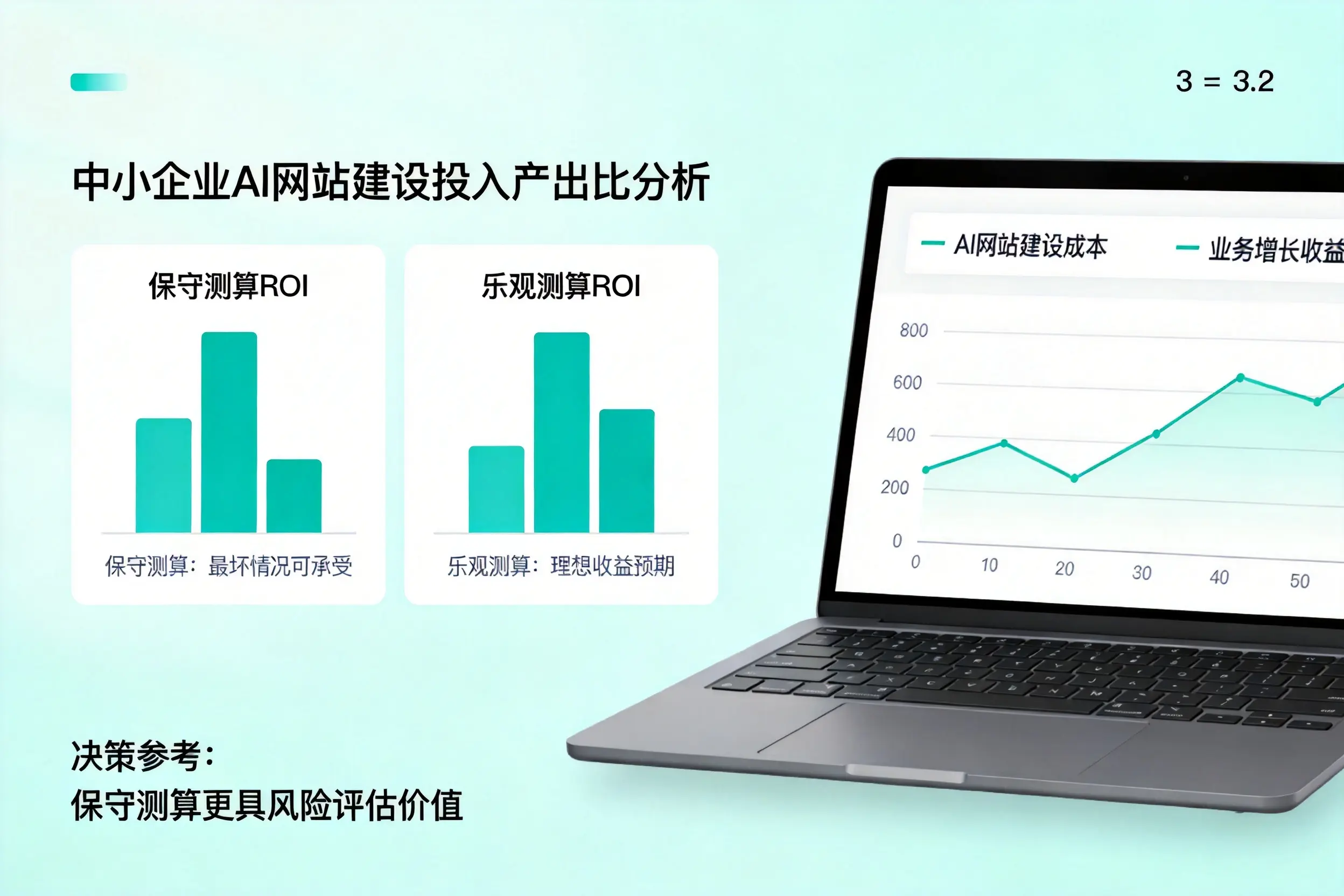 伊犁中小企业AI网站建设投入产出比怎么算?先看这份分析