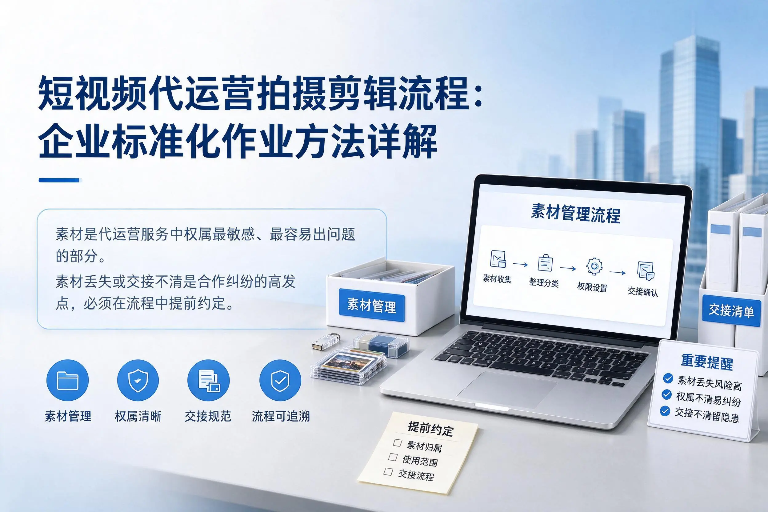 短视频代运营拍摄剪辑流程:伊犁企业标准化作业方法详解